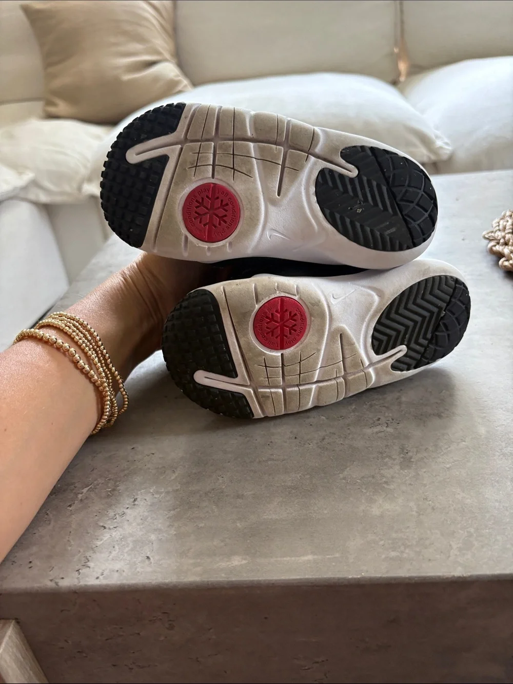 Nike Kids Black and White Cozy Winter Boots